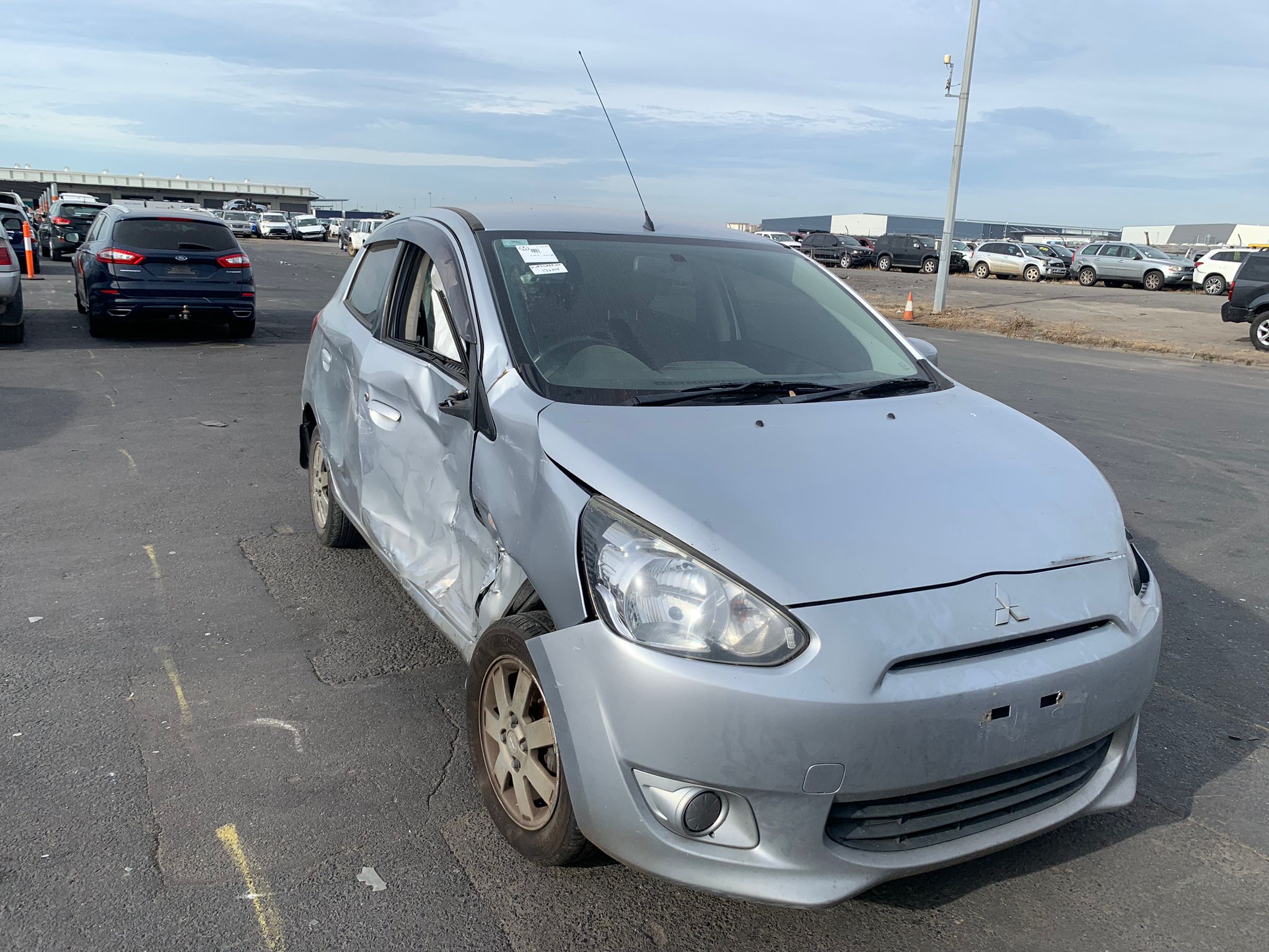 Sell My Scrap Car Koo Wee Rup VIC 1 Silver hatchback with front damage