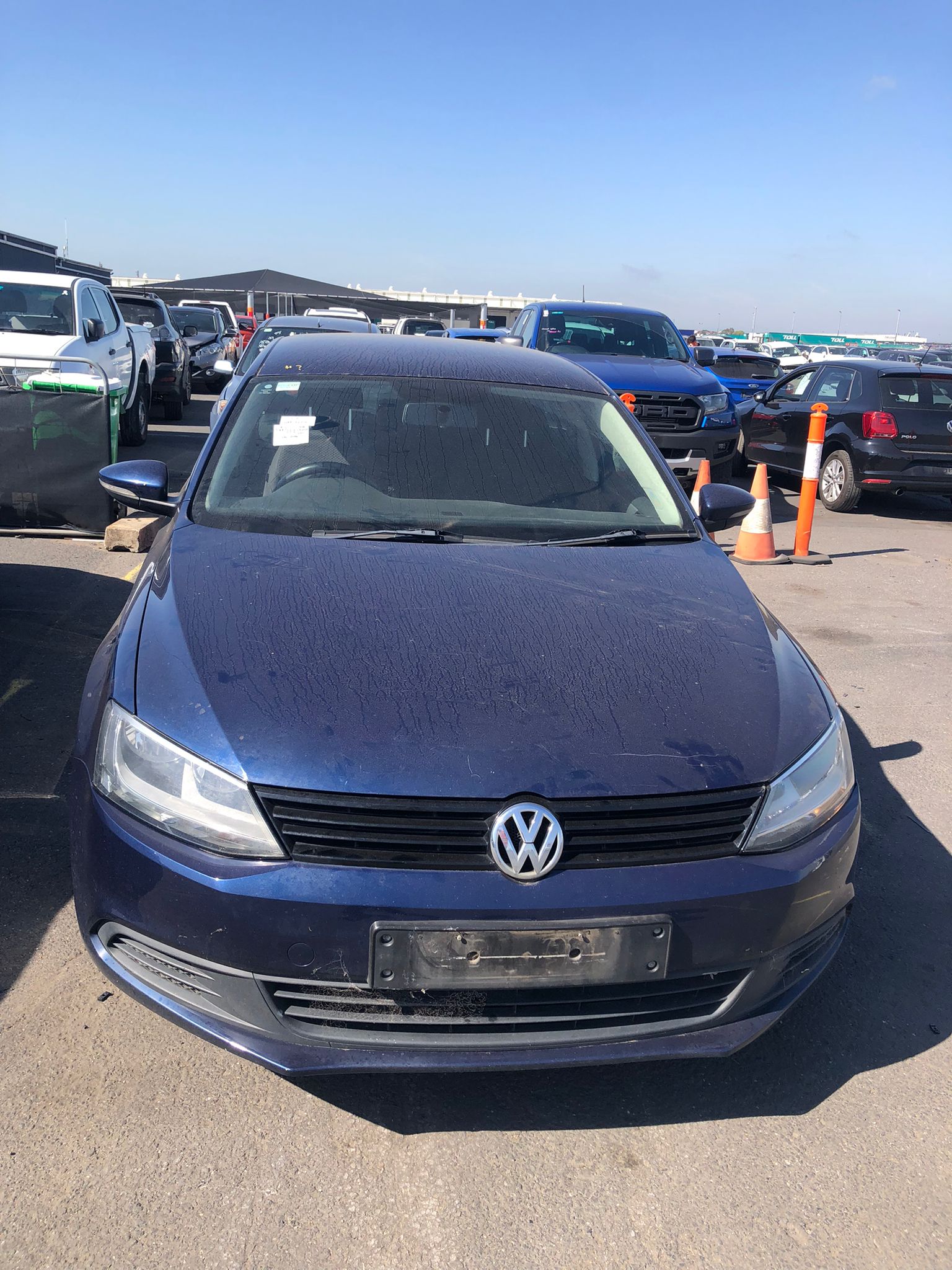 Sell My Scrap Car Broadmeadows VIC 1 Dark sedan photographed from the front